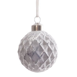 Украшение новогоднее "Шар", L6 W6 H8 см, 4в.
