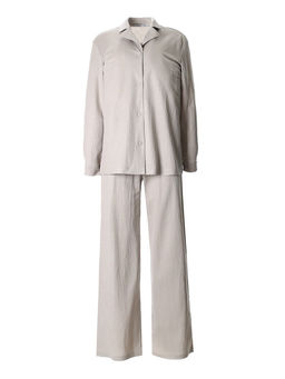 Костюм женский: рубашка, брюки, топ, KAFTAN Base, размер 42, серый