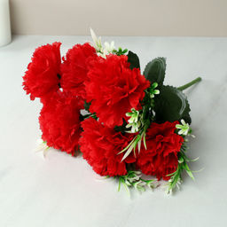 Цветок искусственный Гвоздика букет 32 см / WSN-03 /уп 300/600/ - Галеонтрейд фото 4