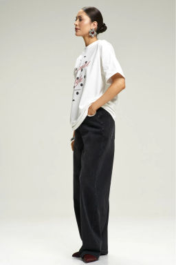 Джинсы RELAXED Washed Black