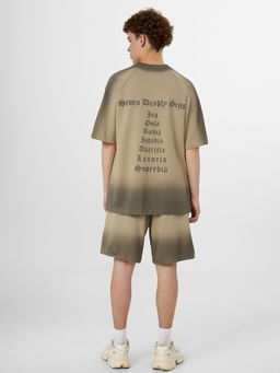 Комплект мужской коричневый: футболка и шорты - Mark formelle фото 2