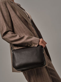 Сумка кожаная Azaro 3013 темно-коричневый