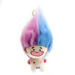 Мягкая игрушка Тролли на брелоке, 12 см, цвет МИКС - Simaland фото 3