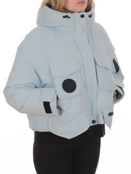 H24-280 LT. BLUE Куртка пуховая женская (утиный пух)