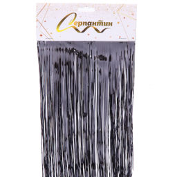 Цена за 10 шт. Дождик 2 м "Глянцевый стиль", графит