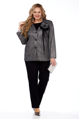 Костюм Элль стиль 2342 черный  фото 12