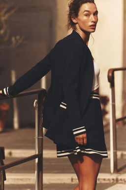 DOUBLE-BREASTED KNIT BLAZER - Zara фото 11