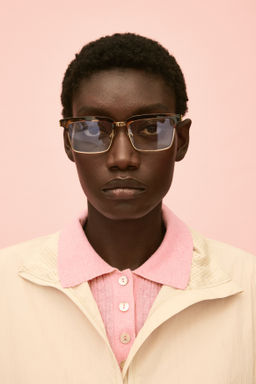 Rib-knit polo shirt - H&m фото 4