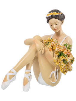 Статуэтка 12,5*7*12 см Балерина с цветами в белом - Elan gallery фото 21
