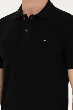 Мужская черная базовая футболка - U.s. polo assn фото 6