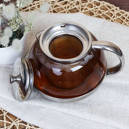 Чайник заварочный 800 мл с ситечком АКЦИЯ / 31-В /уп 36/ - Галеонтрейд фото 3