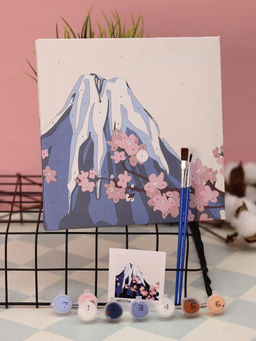 Картина по номерам на подрамнике Draw Me! Volcano, (20*20 см)