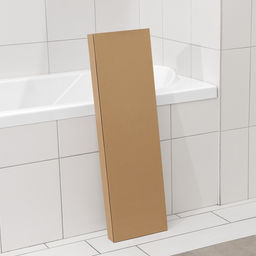Стеллаж над унитазом, 50×32×166 см, белый