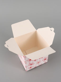 Цена за 10 шт. Коробка подарочная складная «Цветы», 12×12×12 см