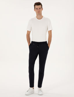 Lacivert Slim Fit Klasik Jogger Pantolon - Pierre cardin фото 7