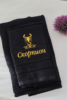 14418/10 Знаки зодиака полотенце махровое плотность 350гр