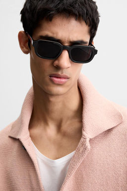 TEXTURED COTTON-BLEND CARDIGAN - Zara фото 5