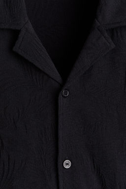 Camisa resort en punto jacquard Relaxed Fit - H&m фото 4