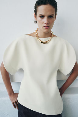 PUFF SLEEVE TOP ZW COLLECTION - Zara фото 10