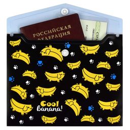 Цена за 2 шт. Папка для документов пластиковая арт. 58822/ 12 СОБАКОБАНАНЫ - Escalada фото 3