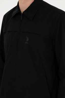 U. S. Polo Assn / Мужская черная рубашка с длинным рукавом - U.s. polo assn фото 7