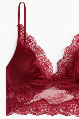 Bralette en microfibra y encaje - H&m фото 7