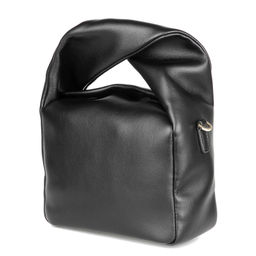 230808 black, Женская кожаная сумка "Тоут", Barcelo Biagi