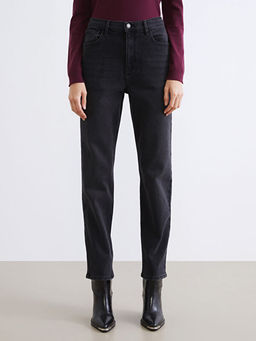 Mom Fit Kad?n Jean Pantolon