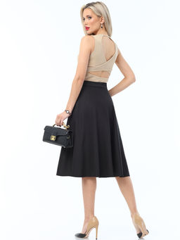 Юбка Прямо модница, блэк - Dstrend фото 7