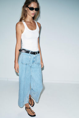 RIB SLEEVELESS TOP - Zara фото 13