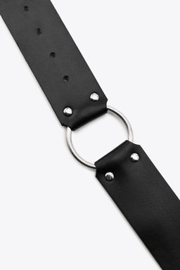 LEATHER RING BELT - Zara фото 6