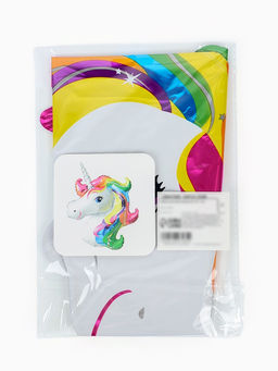 Цена за 2 шт. Воздушный шар фольгированный 16" «Единорог», набор 5 шт.