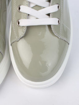 05-HY21-5D GRAY GREEN Кроссовки женские (натуральная кожа) - Фабричный китай фото 10