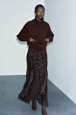 WASHED EFFECT FLEECE JACKET - Zara фото 6