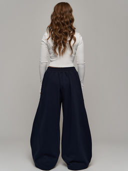 Брюки с начесом футер багги - Nota bene фото 11