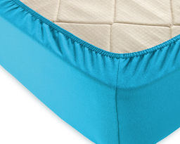 Трикотажная простынь на резинке