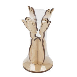 Заготовка для декорирования Mr. Carving КЛ-03 Подставка под яйцо фанера 6 х 6 х 12 см зайчик - Love2art фото 3