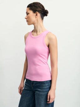 Базовая майка из хлопка / Zarina  фото 5