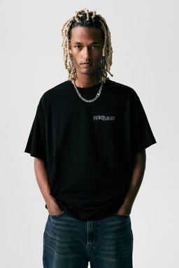 Camiseta con motivo estampado Loose Fit