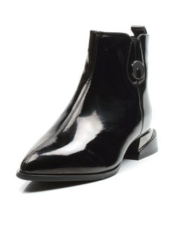 01-PCG265-1 BLACK Ботинки демисезонные женские (натуральная кожа, байка) - Фабричный китай фото 7