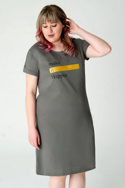 Арт. 4136 Туника женская 50-58 (5 шт) Цвет:полынь