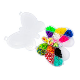 Hobbius SLB-22 Набор для плетения из резинок Бабочка 600 шт ассорти  фото 3