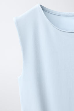 BODY POLIAMIDA CUT OUT / Azul pastel - Zara фото 3