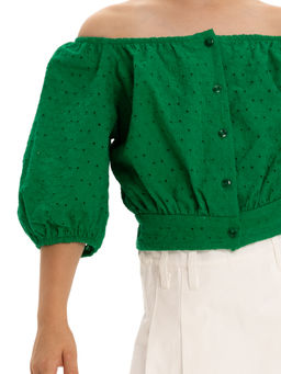 Блузка для девочки О56428 - Карамелли фото 4