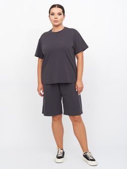 Футболка из хлопка FU20102GRY22