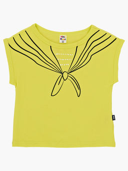 Футболка для девочки UD 2854 желтый - Mini maxi фото 4
