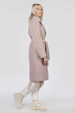 Пальто женское демисезонное (пояс) - El podio фото 4