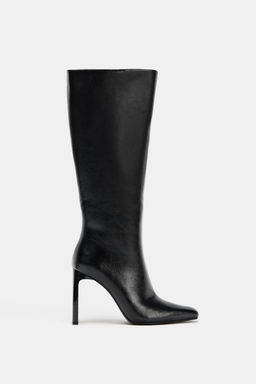 POINTED TOE HEELED BOOTS