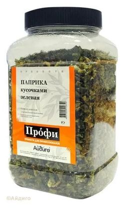 Паприка кусочки зеленая 350г