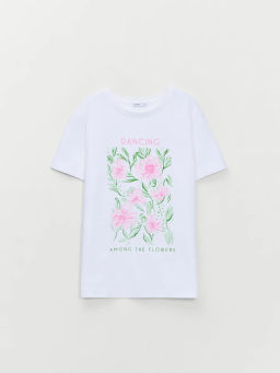 Футболка из хлопка с принтом ZR2605023425-2 / Zarina